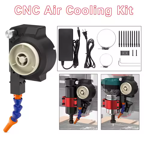 For Twotrees TTC450 500W Motor Air Cooling Kit Woodwork Tool CNC Router Hair dryer For Twotrees TTC4