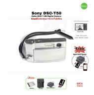 Sony Cybershot DSC-T50 Camera Slim 7.2MP HD movie กล้องมือสองเลนส์ดี Carl Zeiss 3X Lens Large 3” LCD Touch มือสองคุณภาพused