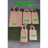 Sinamay bag for souvenir sold per 10pcs