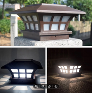 SOLAR PILLAR LIGHT Solar Led Outdoor Light Waterproof for post lamp  Stainless Steel Solar Post Lamp