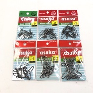 ASUKA 8860B BRASS BARREL SNAP SWIVEL