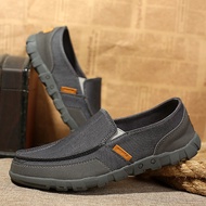 flat shoes Canvas shoes 45 46 47 48 kasut kerja lelaki kasut sarung lelaki loafer men,loafers slip o