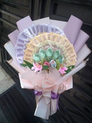 bukeett money flower gift hadiah ulang tahun
