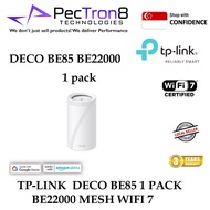 TP-Link Deco BE85 BE22000 Tri-Band Whole Home Mesh WiFi 7 System