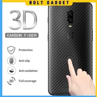 One Plus OnePlus 7 Pro 3D Carbon Fiber Sticker Film Back Film Protector