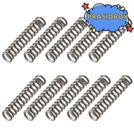 PRASIDBQX 10Pcs Spring Steel Coil, 1mm Wire Size Stainless Steel Telescopic Spring, Practical 6mm OD