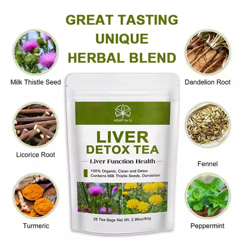 Natural Liver Care, Milk Thistle, Caffeine Free, Liver Detox - Nourish and Support Your Liver Health