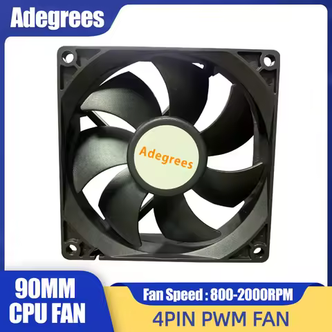 CPU Cooling Fan 4PIN PWM PC Quiet DC 12V 90mm Cooler fan