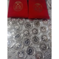 Ready stock / 1 Dirham/2 Dirham/5 dirham/10 dirham kelantan kGt silver 999
