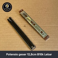 Potensio geser 12,8cm b10k mono lebar | 128mm 12 8 10k mono 10 k