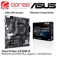 ASUS PRIME A520M-K CMS AM4 MOTHERBOARD COMBO PROCESSOR AMD AM4 RYZEN 5 5500 / AMD AM4 RYZEN 5 5600G 