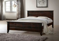 Solid Wood Headboard and Malaysian Rubber Bedframe