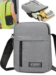 Versión Coreana De Bolso Cruzado Impermeable De Ocio De Gran Capacidad De Múltiples Capas Oxford Bolso De Tela De Nylon Para Negocios De Hombres Y Mujeres, Coleccionista De Carteras, Bolso De Hombro Portátil Minimalista Casual De Negocios, Regalos Para Hombres, Bolso Lateral, Bolso De Bandolera, Regalos Para Papá, Regalos Para Hombres, Presente Para El Día De San Valentín, Lona De Viernes Negro, Bolso Para La Escuela, Para Viajar Y Llevar De Vacaciones