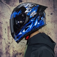 High quality motorcycle full face racing helmet casco moto four seasons universal men and women casc