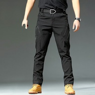 Men's Tactical Cargo Pants Black Ix9 3CKQ