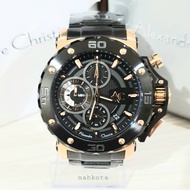 Alexandre Christie Collection AC 9205MC black rosegold men's watch