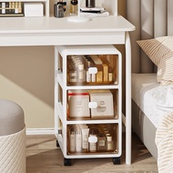 Box Box with Storage Wheel Table Movable Drawer Type Transparent Cabinet Storage Rack Mask Cosmetics