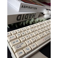 keycaps custom keycaps Yugui Dog Keycap XDA Sublimation PBT Mechanical Keyboard Girl Cute 68/75/96/9