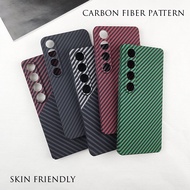 Luxury Ultra Thin Carbon Fiber Textured Phone Case For Meizu 21 Pro 20 Pro Shockproof Anti-Fingerpri