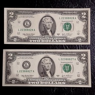 Uang 2 Dollar Amerika Untuk Mahar