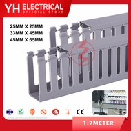 🇲🇾 High Quality Electrical Wiring Duct /PVC Cable Trunking 1.7Meter/2Meter/ Kabel wire management ho