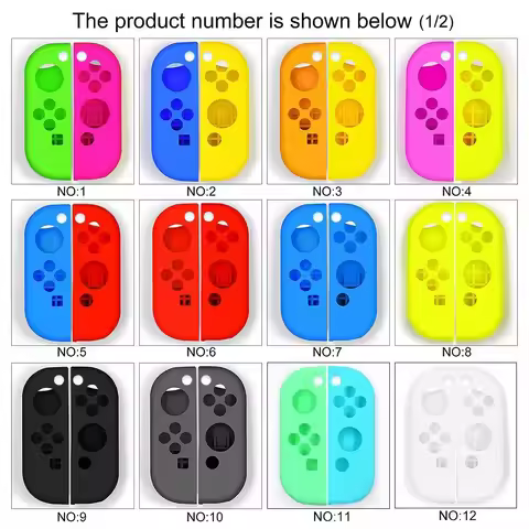 Silicone Protective Case Compatible For Switch 1 /Switch 1 OLED JoyCon Controller Drop Protection Ho