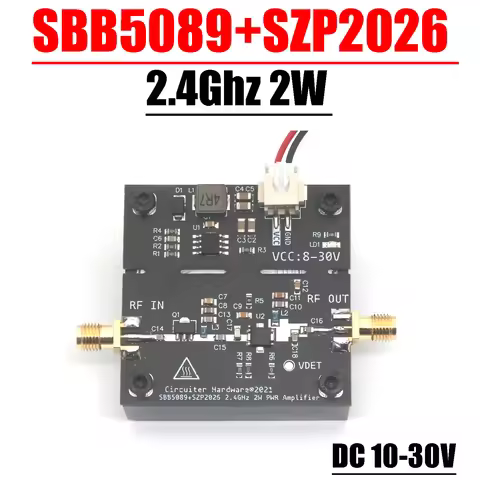SBB5089 SZP2026 2.4G 2W RF POWER Amplifier WIFI InGaP Amplifier 23DB Gain 12V 24V DC 2.4GHZ Bluetoot