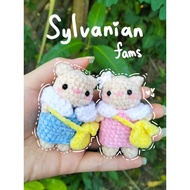Sylvanian Keluargaes Knitting keychain/Sylvanian families