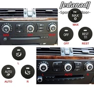 EDANAD Air Conditioning Panel Switch Replacement Parts Applicable for BMW 5-series E60 Automobile Air Conditioner Knob Cover