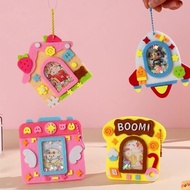 GANTUNGAN Toysplayers.id DIY Flannel Keychain DIY Shake It Keychain Frame Keychain/