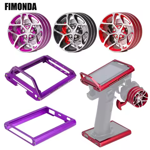 Flysky NB4/Noble Lite/NB4 PRO CNC Aluminum Transmitter Frame Protector Bracket Carrying Handle for R