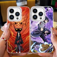 Case for iPhone 16 15 Plus Pro Max Soft A-43 Anime Naruto Akatsuki