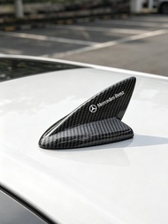 Carbon Fiber Accessories Car Roof Shark Decals Sticker for Mercedes Benz E200 E300 Glk Glb Gle