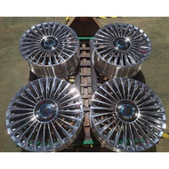 5x112 5x114.3 5x120 Rim Passenger Car Chrome Forged Wheels for Toyota for Audi for BMW for Mercedes 