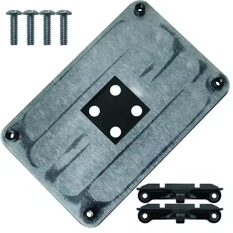 AM4 Backplane, CPU Heatsink Bracket Backplane Backplate Back Sheet Iron Plate for AM4, AM4 Backplane