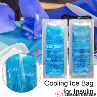 LEMONTREE9GP 2pcs 50g Cold Gel Reusable Travel  Diabetic Pocket Pill Protector