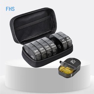 FHS Weekly Pill Organizer Case Portable Travel Pill Box 7 Days Large Compartments For Vitamins Medicine Eating At Time
