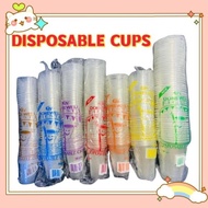Plastic cups disposable 1000pcs per pack available size 3oz - 16oz Drinking Cup