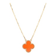 【二手】梵克雅寶 (Van Cleef & Arpels) 復古 Alhambra 項鍊 VCARD38500 K18 黃金