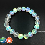GELANG BATU ANGEL BEADS MOONSTONE BIDURI BULAN ASLI LANGKA