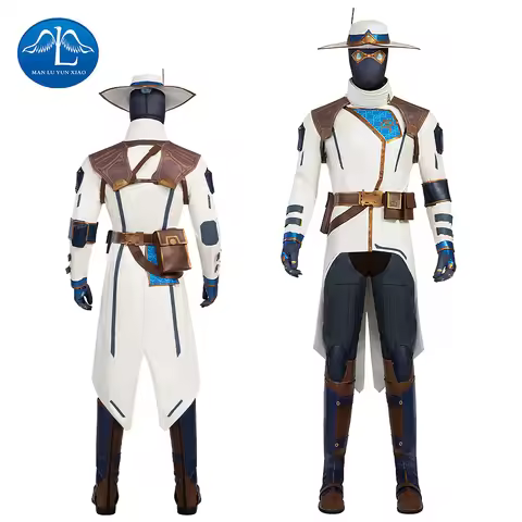 Manluyunxiao Game VALORANT Cypher Man Cosplay Costume Full Set Custom Size XS-XXXL Halloween Christm