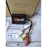Scanner OBD2 untuk motor injeksi Honda Yamaha Kawasaki Scanner OBD 2 REMAP ECCU cek kode kerusakan