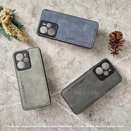 [LEATHER CASE] Realme 14 Case Realme 14T 5G/ | Sheepskin Texture Case | Realme14 5G Casing | Realme1