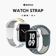 สายนาฬิกาอัจฉริยะ Applewatch สายนาฬิกาสปอร์ต Apple watch8/7/6/5/s8/s6/se/s7  Applewatch Smartwatch strap Apple Watch watch8/7/6/5/s8/s6/se/s7 Sports watch Silicone strap A011# 42/44/45MM