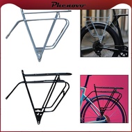 [Phenovo] Foldable Bicycle Rear Seat Carrier, Bicycle Rear Wheel Carrier, Aluminum Alloy Bicycle Car
