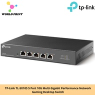 TP-Link TL-SX105 5 Port 10G Multi Gigabit Performance Network Gaming Desktop Switch