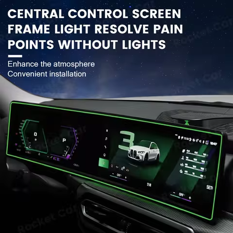 11 Color LED Monitor Display Ambient Light Parts For BMW G20 G26 i3 i4 i5 G60 G05 X5 G06 X6 G07 X7 M