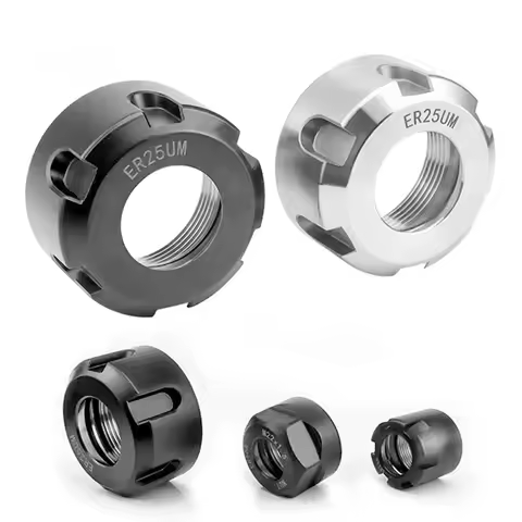 CNC ER OzNut Collet Porca Er8 ER11 ER16 ER20 ER25 ER40 Er32 Um/M/A Nut Sk10 Sk06 Ger16 Ger20 Oz20 Is