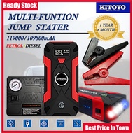 Kitoyo 119000/109800mAh Diesel Car Power bank car jumper power bank kereta power bank jump starter c