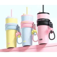 710ML thermos cup, high quality 316 stainless steel with stainless steel straw,